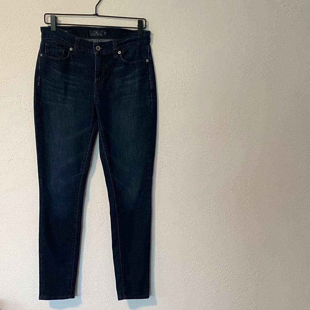 Lucky Brand Dark Indigo Brooke Skinny Jeans